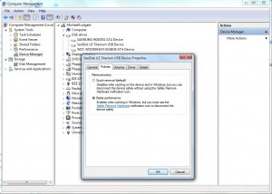 Screen capture of setting location